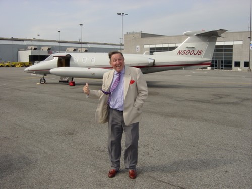 June trip US - Bob with his jet  © Larry Keating